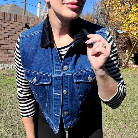 Vintage denim vest - Picture 5 of 9